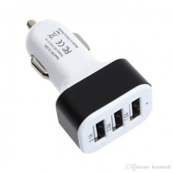 Автомобильный 3-USB адаптер 1.1А/2.1А/3.1А YT005 (Black)
