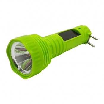 Фонарик на аккумуляторе Bambi SJ-186 с зярядкой от солнца (Зеленый)