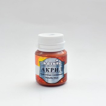 Акриловая краска для декора Metalliс 