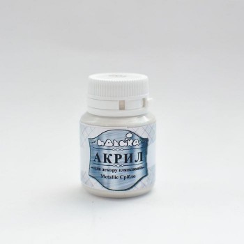 Акриловая краска для декора Metalliс 