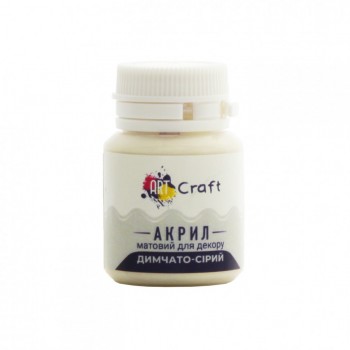 Акриловая краска для декора Матовая Art Craft AP-5149 20 мл Дымчато-серый