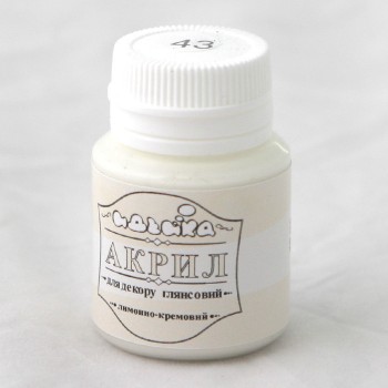 Акриловая краска для декора 