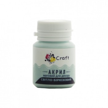 Акриловая краска для декора Матовая Art Craft AP-5002 20 мл Светло-бирюзовый