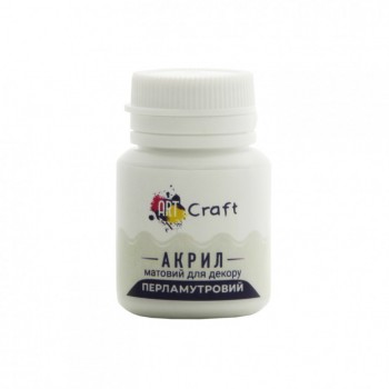 Акриловая краска для декора Матовая Art Craft AP-5286 20 мл Перламутровый
