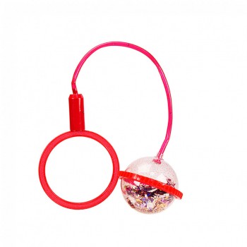 Детская скакалка SA1003  на одну ногу (Red)