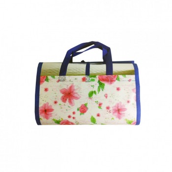 Сумка-коврик для пляжа и пикника GM18190 90*170 см (Розовые Цветы)