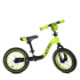 Беговел детский Profi Kids ML1201A-2 зелено-черный, 12 дюймов