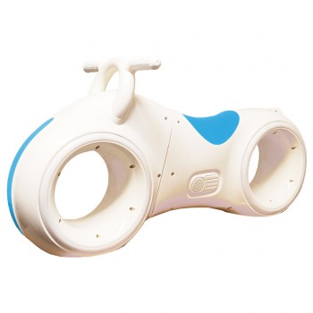 Детский толокар Трон Космо-байк Bluetooth Keedo HD-K06 (Бело-Синий)