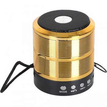 Колонка портативная MINI WS-887-X1-214 (Золотой)
