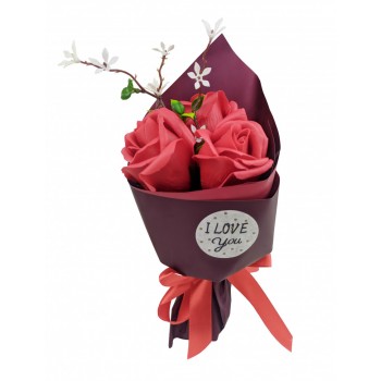 Аксессуары для праздника MK 3317 цветы,букет  (MK 3317(Red))