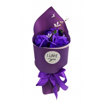 Аксессуары для праздника MK 3317 цветы,букет  (MK 3317(Violet))