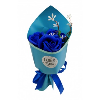 Аксессуары для праздника MK 3317 цветы,букет  (MK 3317(Blue))