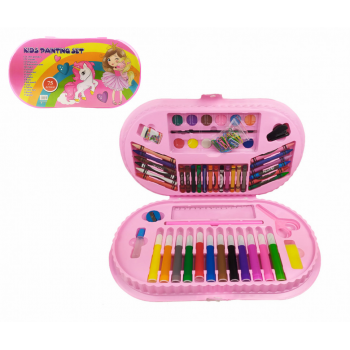 Детский набор для творчества MK 3918-1 в чемодане (Единорог с девочкой)