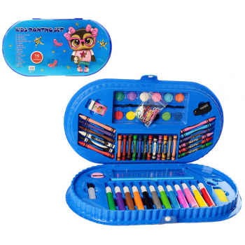 Детский набор для творчества MK 3918-1 в чемодане (Сова)