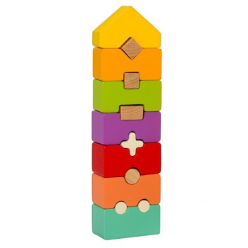 Деревянная пирамидка MD 2883 Баланс   (MD 2883-3)