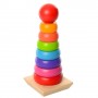 Детская развивающая игрушка Пирамидка MD 1215 деревянная
