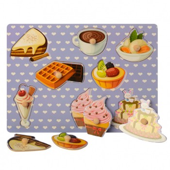 Деревянная игрушка Рамка-вкладыш MD 1272 ( 1272-019)