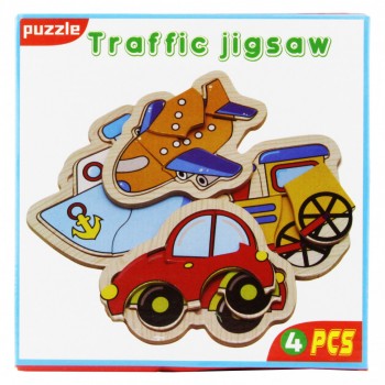 Деревянная игрушка Пазлы MD 2493 (Транспорт)