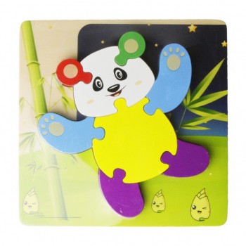 Деревянная игрушка Пазлы MD 2598 (Панда)