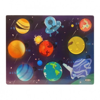 Деревянная игрушка Пазлы MD 2561-2001/24, 30*22 см  (Планеты)