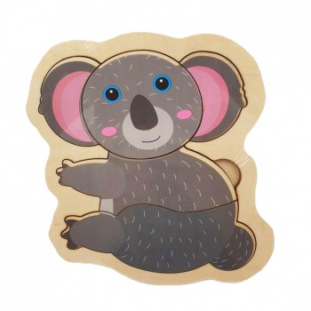 Детские развивающие пазлы MD 2283 деревянные (Коала)