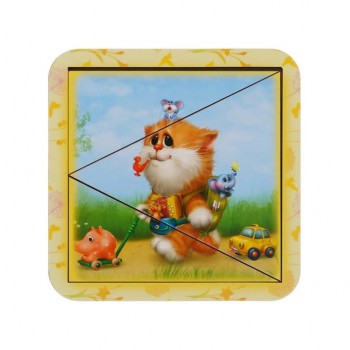 Деревянный пазл-вкладыш 