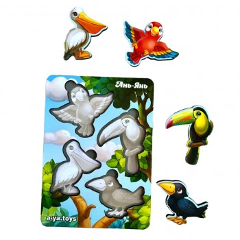 Деревянный пазл-вкладыш 