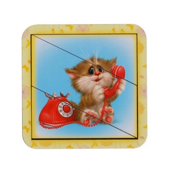 Деревянный пазл-вкладыш 