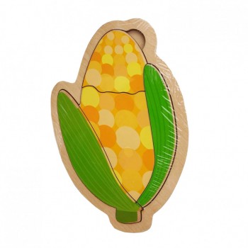 Детские развивающие пазлы MD 2283 деревянные (Кукуруза)