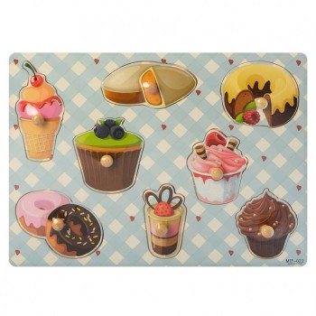 Деревянная игрушка Рамка-вкладыш MD 1272 ( 1272-022)