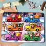 Деревянная игра с карточками 