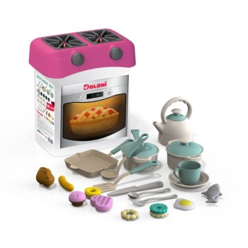Игрвовой набор Кухня-Бокс DOLONI-TOYS 01480/1/2 (Розовый)