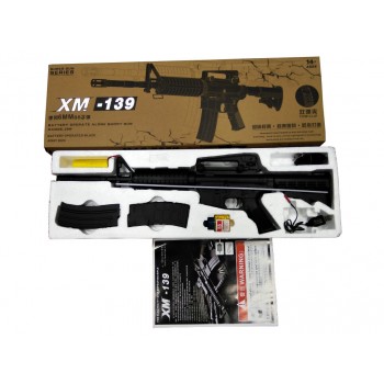 Игрушечный автомат на аккумуляторе M16 (XM-139) стреляет пульками