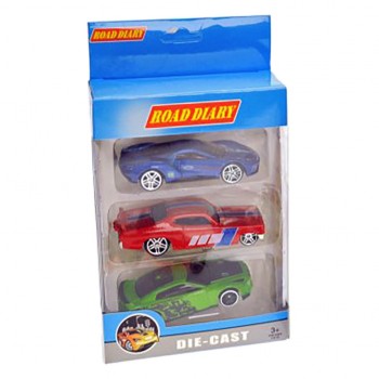 Набор машин металлических в коробке 3 шт 699-03S-1-4 (699-03S-2)