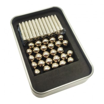 Игра головоломка MAG-009 металлическая, магнитная (Серебристый)