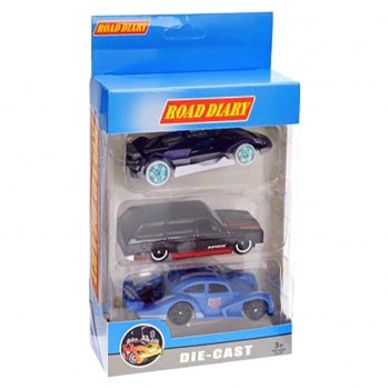 Набор машин металлических в коробке 3 шт 699-03S-1-4 (699-03S-3)