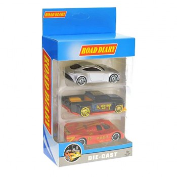 Набор машин металлических в коробке 3 шт 699-03S-1-4 (699-03S-4)