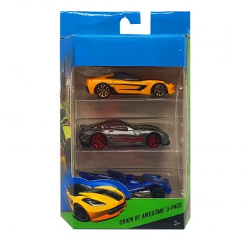 Набор металличиских машинок RC1154  3 шт в наборе  (RC1154-5)