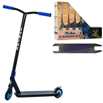 Самокат трюковый iTrike SR2-068-3-BBL двухколесный