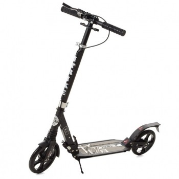 Самокат для взрослого двухколёсный SR 2-018-10 Складной (Черный)