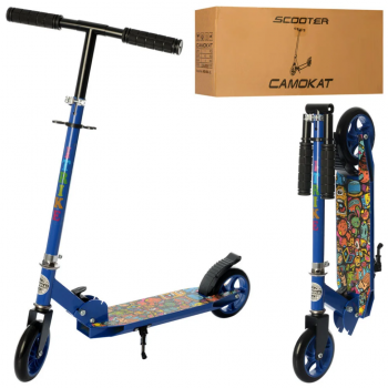 Самокат детский iTrike SR2-039-5-BL складной