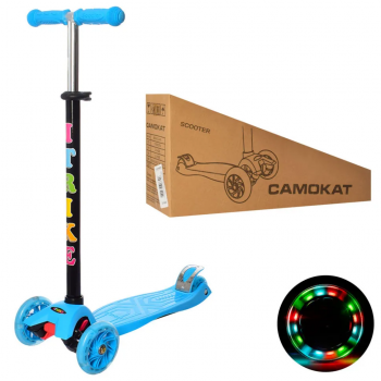 Самокат трехколёсный JR 3-003-BL MAXI болшой