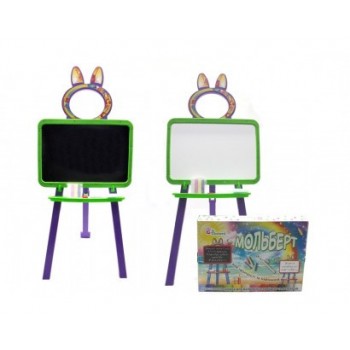 Доска для рисования магнитная 013777/6 салатово-фиолетовая