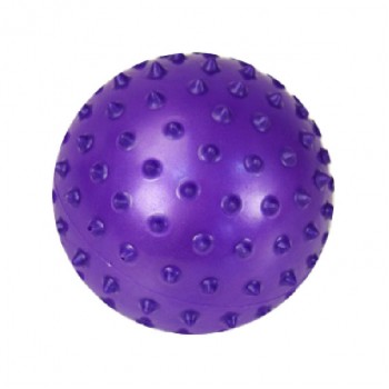 Мяч резиновый Bambi с шипами, 12 см (Фиолетовый)