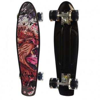 Скейт MS 0749-5 с рисунком (Черный)