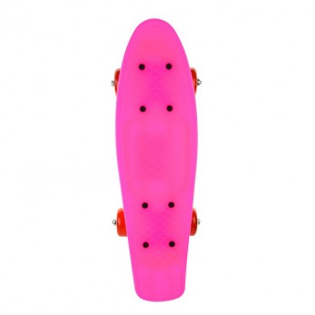 Детский скейт, пенни борд  JP-HB-10V (RL7T) колеса 4 см PVC, 42*13 см (Розовый)