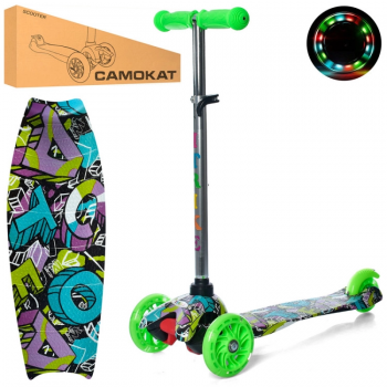 Самокат детский MINI iTrike BB3-013-4-F-WP5 трехколесный