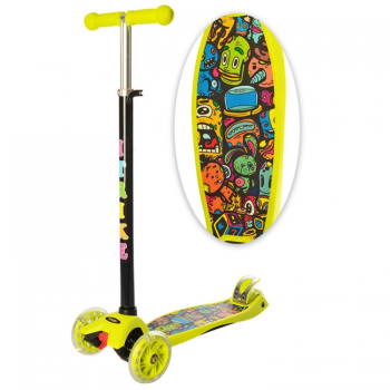 Самокат детский MAXI iTrike JR 3-055-GR1 трехколесный