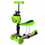 Детский самокат iTrike JR 3-054-GR MAXI с корзинкой