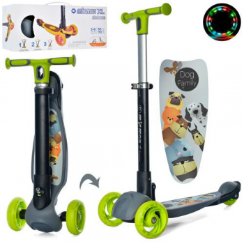 Самокат детский MAXI iTrike JR 3-060-35-G складной